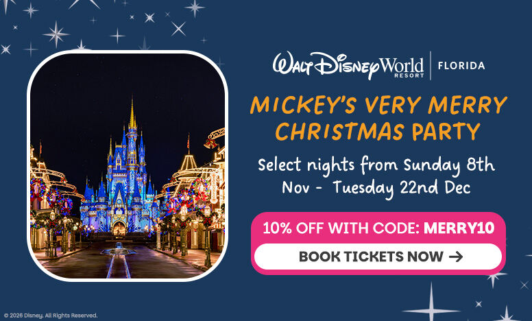 10% Off Mickey's Very Merry Christmas Party Tickets