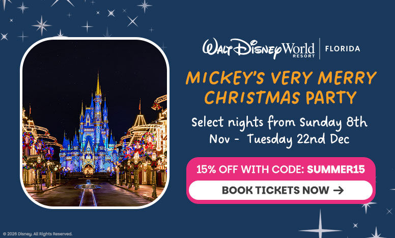 15% Off Mickeys Very Merry Christmas Party