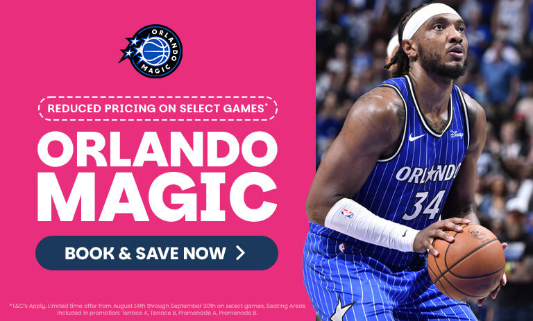 Orlando Magic on SALE + reduced pricing!