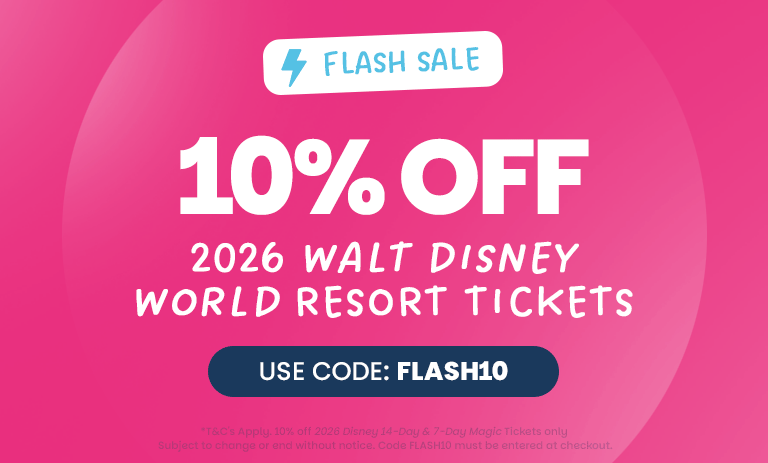 10% off Disney 14-Day Magic Tickets