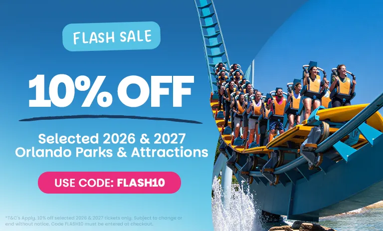 10% off Selected 2026 and 2027 Orlando Parks and Attractions