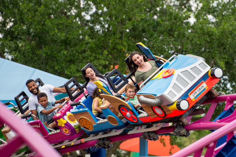 Elmo's Choo Choo Train at SeaWorld Orlando